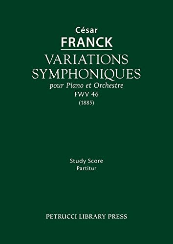 Variations symphoniques, FWV 46: Study score