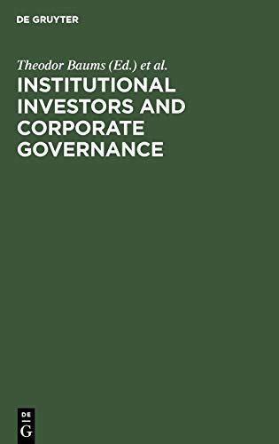 Institutional Investors and Corporate Governance