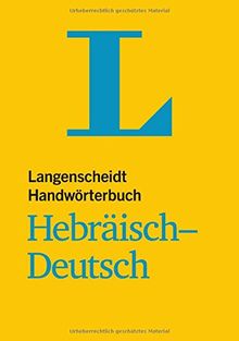 Langenscheidt Handwörterbuch Hebräisch-Deutsch (Langenscheidt Handwörterbücher)