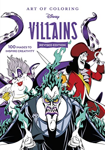 Disney Books Art Of Coloring, Disney Villains