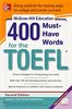 400 Must Have Words for the TOEFL (Mcgraw-Hill Education)