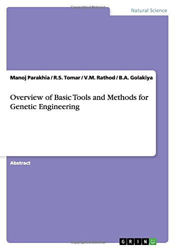 Overview of Basic Tools and Methods for Genetic Engineering