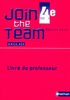 Anglais 4e Join the Team : Livre du professeur
