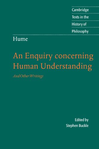 Stephen Buckle Hume, An Enquiry Concerning Human Understanding, And Other Writings (Cambridge Texts In The History Of Philosophy)
