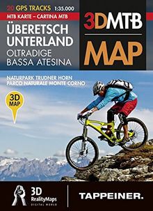 Mountainbike-Karte Überetsch / Unterland: Cartina Mountainbike Oltradige / Bassa Atesina (Mountainbike-Karten)