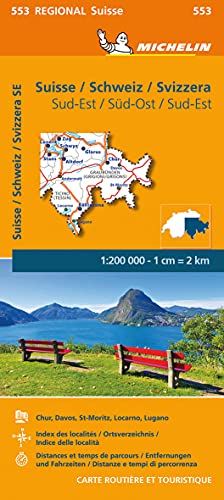 Die Buchhandlung in Oelde hat das Buch Michelin Schweiz Süd-Ost: Straßen- und Tourismuskarte 1:200.000 (MICHELIN Regionalkarten)