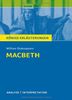 Macbeth. Textanalyse und Interpretation mit ausführlicher Inhaltsangabe und Abituraufgaben mit Lösungen