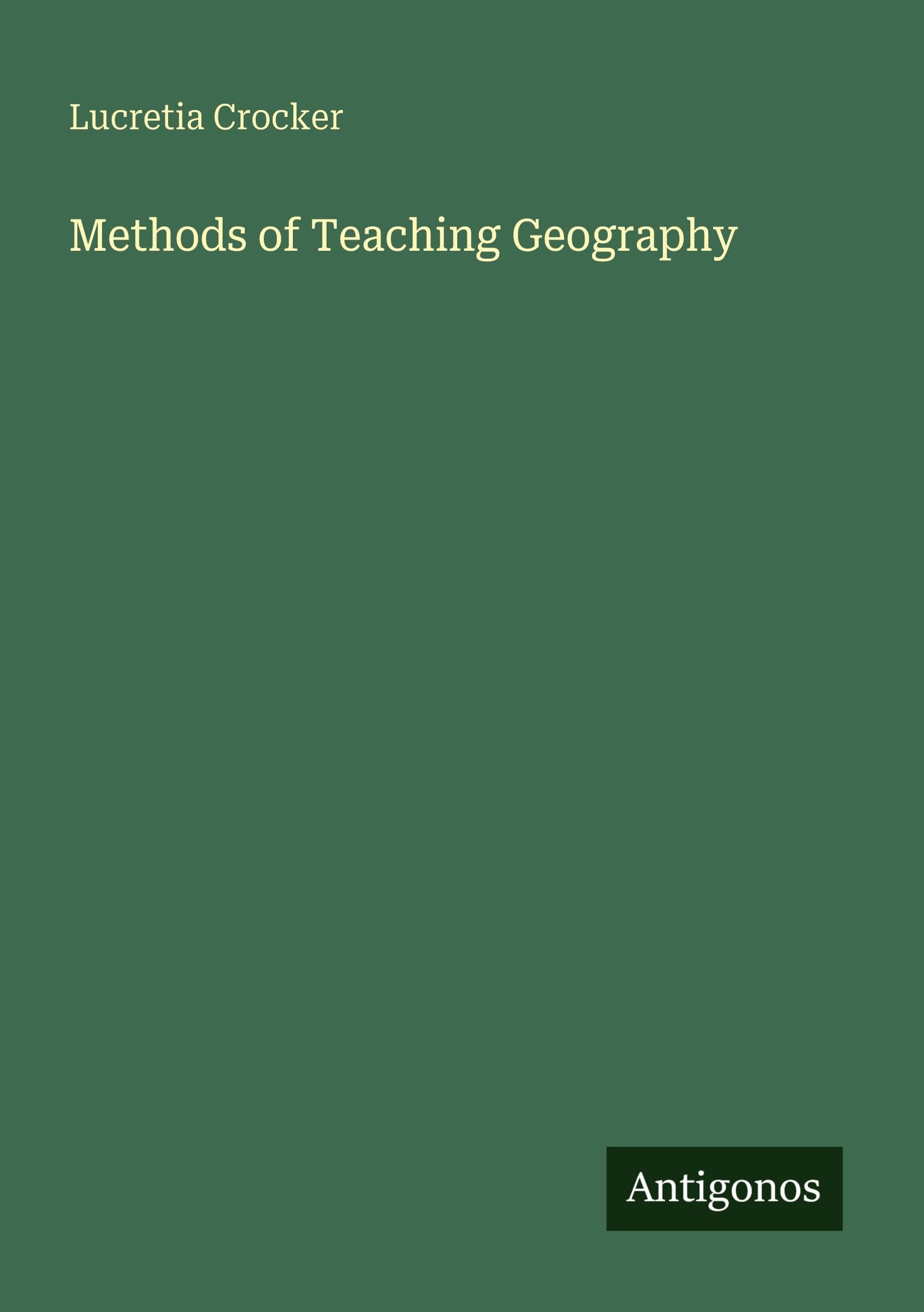 Methods of Teaching Geography