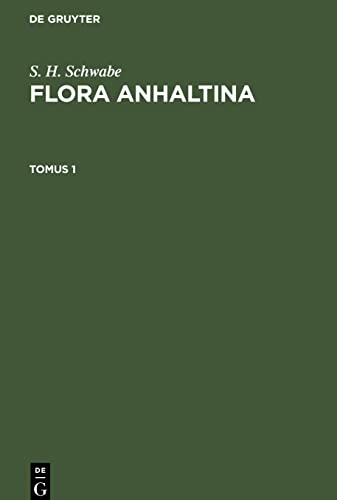 Flora Anhaltina, Tomus 1, Flora Anhaltina Tomus 1