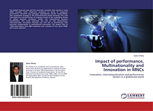 Impact of performance, Multinationality and Innovation in MNCs: Innovation, internationalization and performance factors in a globalized world