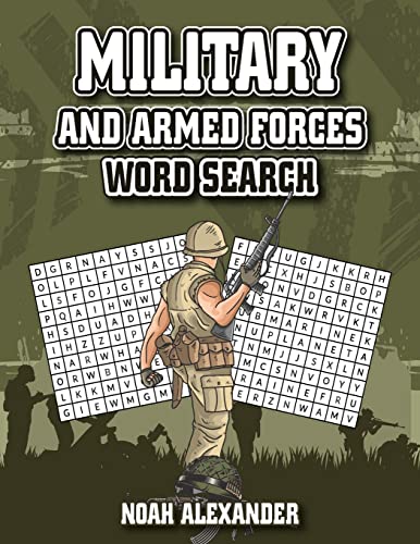 Military and Armed Forces Word Search: 8.5x11 Large Print