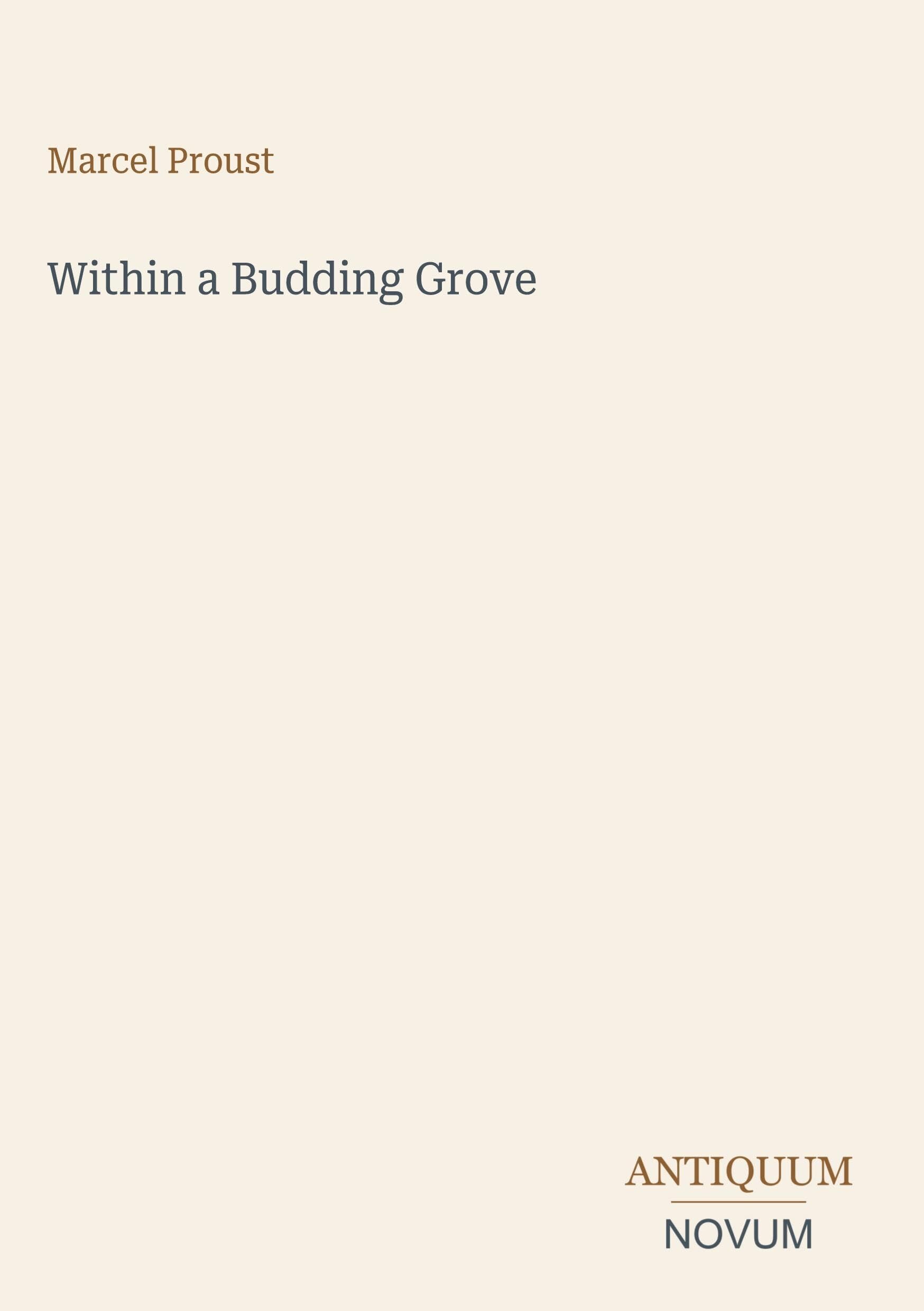 Within a Budding Grove
