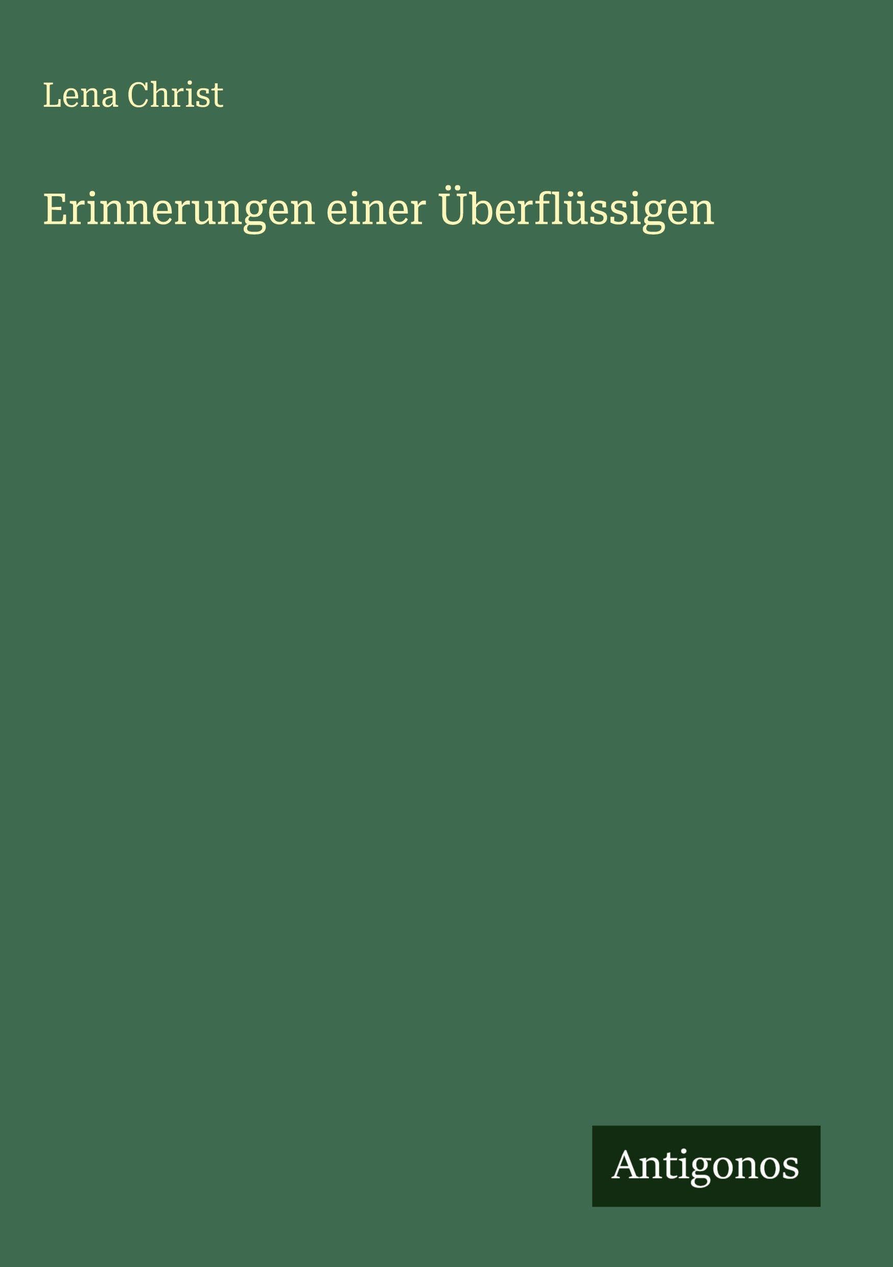 Erinnerungen einer Überflüssigen