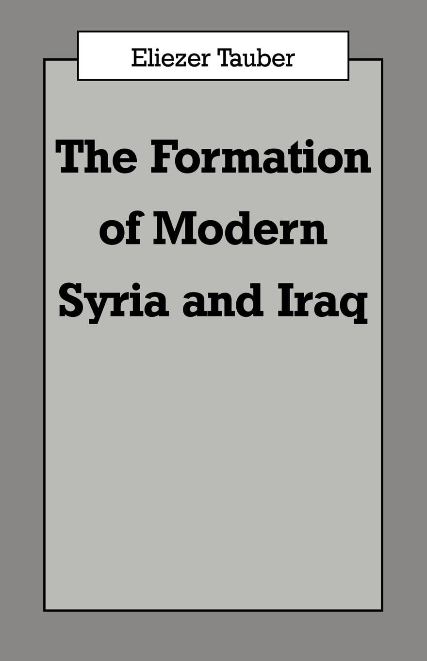 The Formation of Modern Iraq and Syria