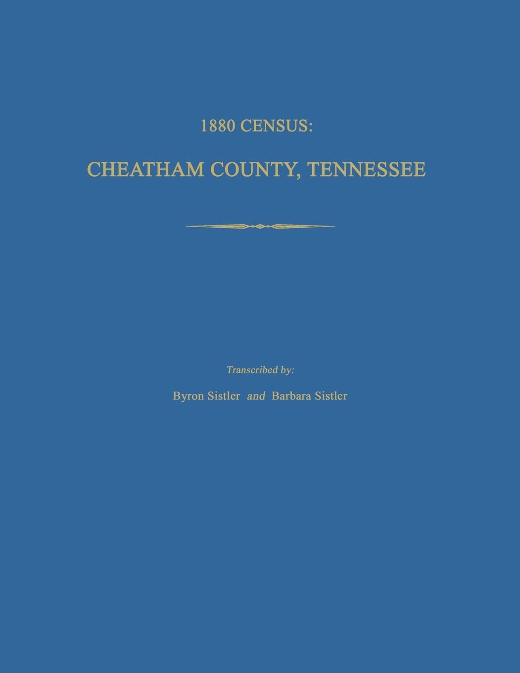 1880 Census, Cheatham County, Tennessee