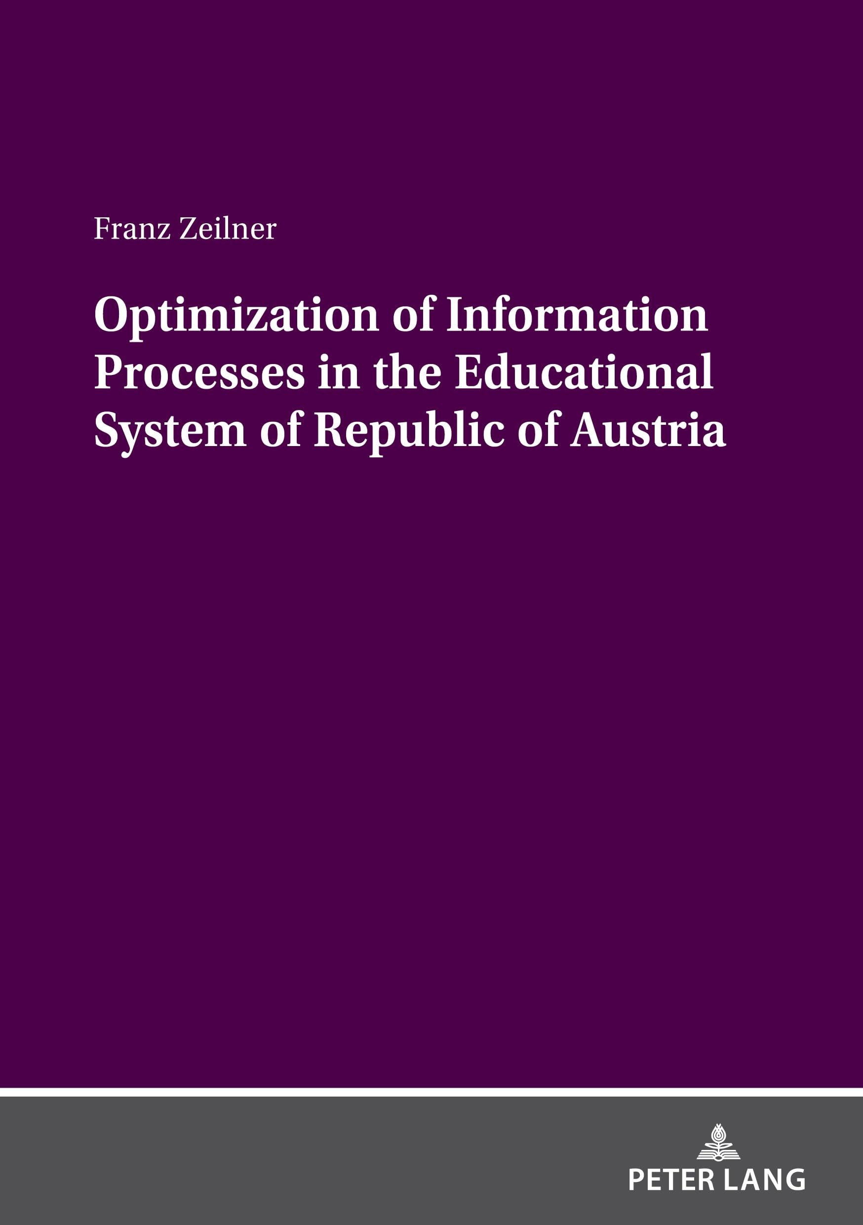Optimization of Information Processes in the Educational System of Republic of Austria: DE