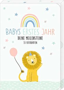 Fotokarten-Box - Meine kleine Welt - Babys erstes Jahr - Deine Meilensteine: 33 Fotokarten
