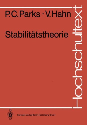 Stabilitätstheorie (Hochschultext) (German Edition)