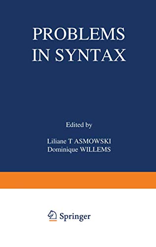 Problems in Syntax (Studies in Language)