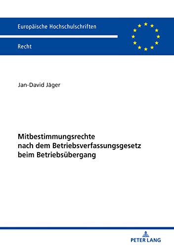 Mitbestimmungsrechte nach dem Betriebsverfassungsgesetz beim Betriebsübergang: Eine Einordnung von § 613a BGB in das System der Betriebsverfassung (Europäische Hochschulschriften Recht, Band 6126)