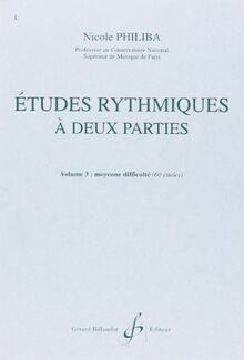 60 Etudes Rythmiques a 2 Parties Volume 3