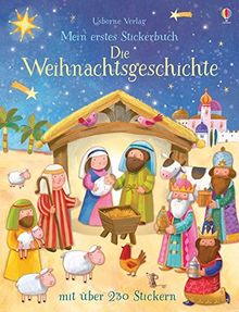 Mein erstes Stickerbuch: Die Weihnachtsgeschichte