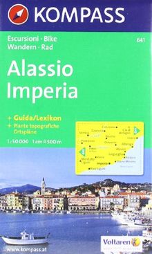 Kompass Karten, Alassio, Imperia: Escursioni, Bike / Wandern, Rad (Carte de Randon)