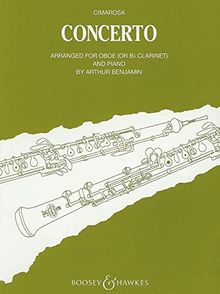 Konzert für Oboe und Streicher: arrangiert für Oboe (oder Klarinette in B) und Klavier. Oboe und Streicher. Klavierauszug mit Solostimme.