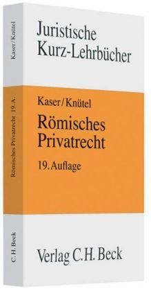 Römisches Privatrecht von Max Kaser | Buch | Zustand gut