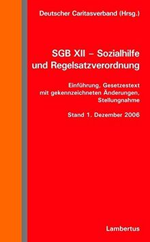 SGB XII - Sozialhilfe und Regelsatzverordnung: Einführung, Gesetzestext mit gekennzeichneten Änderungen, Stellungnahme Stand 1. Dezember 2006