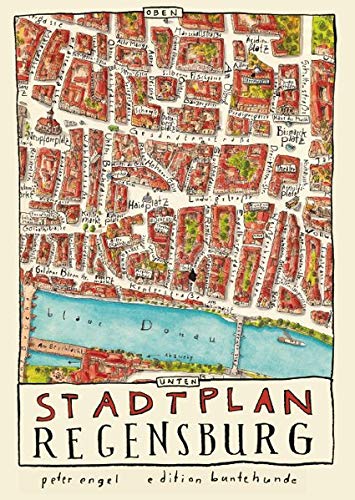 Stadtplan Regensburg - Peter Engel Karte (im Sinne von Landkarte)