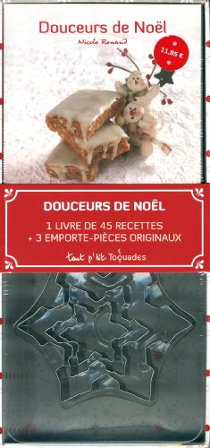 Coffret Douceurs De Noël : 1 Livre De 45 Recettes + 3 Emporte-pièces Originaux