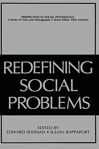 Redefining Social Problems (Perspectives in Social Psychology)
