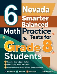6 Nevada Smarter Balanced Math Practice Tests for Grade 8 Students de ...