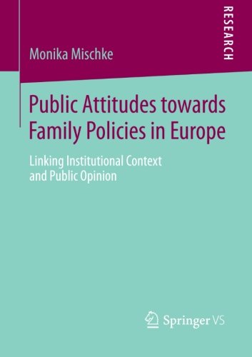 Public Attitudes Towards Family Policies in Europe: Linking Institutional Context and Public Opinion