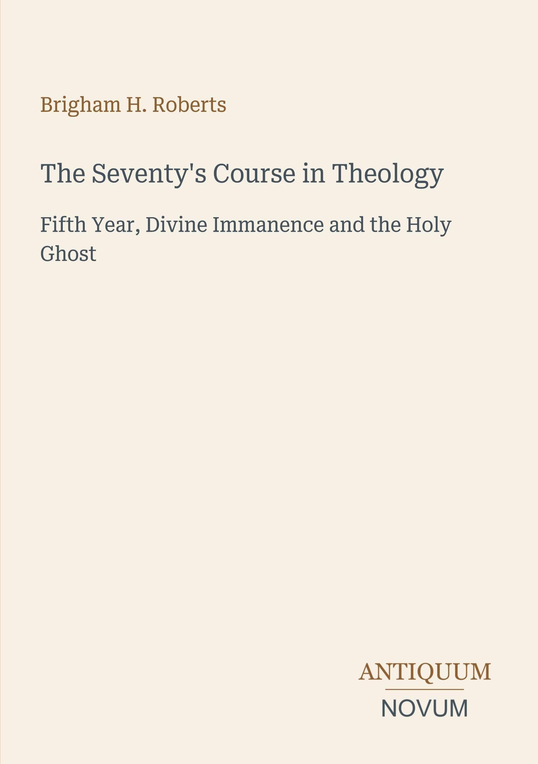 The Seventy's Course in Theology