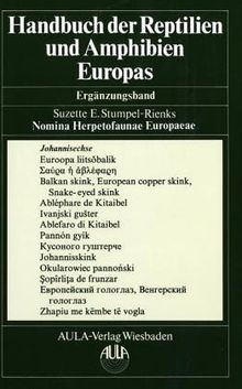 Handbuch der Reptilien und Amphibien Europas, Nomina Herpetofaunae Europaeae