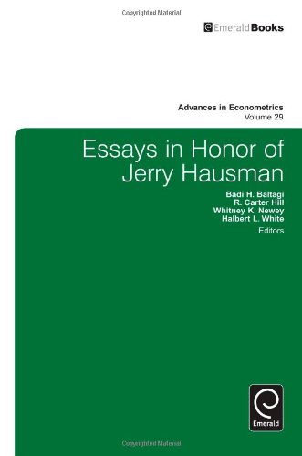 Essays in Honor of Jerry Hausman (Advances in Econometrics)