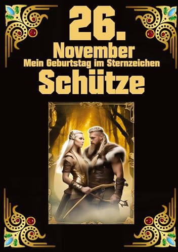 26.November, mein Geburtstag: Geboren im Zeichen des Schützen. Meine Eigenschaften und Charakterzüge, meine Stärken und Schwächen, meine Geburtstagsbegleiter und historische Ereignisse.