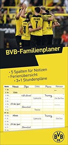 Borussia Dortmund Familienplaner 2023 - BVB - Bundesliga - Wandkalender 