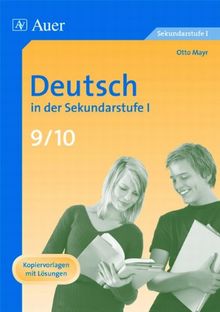 Deutsch in der Sekundarstufe 1. 9./10. Jahrgangsstufe