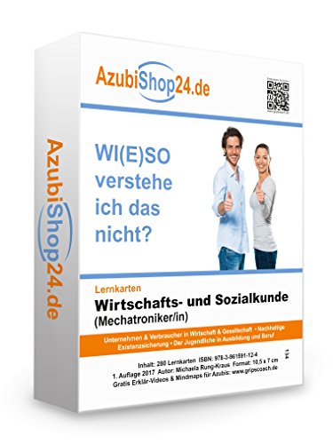 Lernkarten Wiso Wirtschafts- und Sozialkunde Mechatroniker /: Mechatroniker Prüfungsvorbereitung Wiso Prüfung