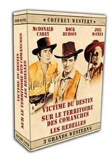 Coffret Western : Victime du destin / Sur le territoire des Comanches / Les rebelles - 3 DVD [FR Import]