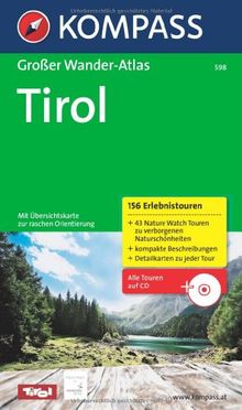 Großer Wander-Atlas Tirol: 156 Erlebnistouren