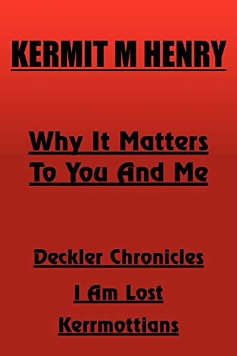 Why it Matters to You and Me