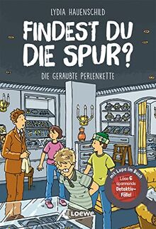 Findest du die Spur? - Die geraubte Perlenkette: Löse 6 spannende Detektiv-Fälle! - mit Lupe im Buch - Finde die Lösung in spannenden Suchbildern - Für Kinder ab 8 Jahren