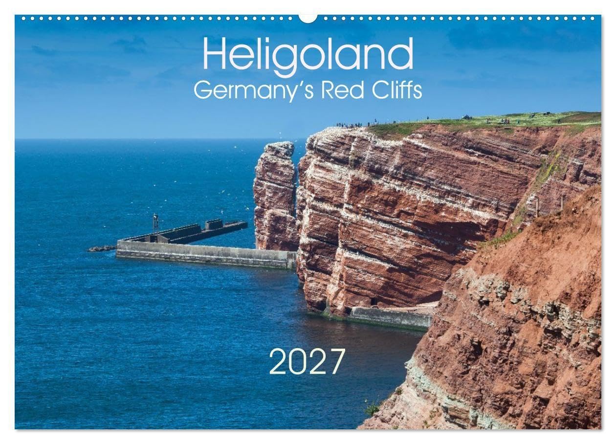 Heligoland, Germany's Red Cliffs (Wall Calendar 2027 DIN A2 landscape), CALVENDO 12 Month Wall Calendar