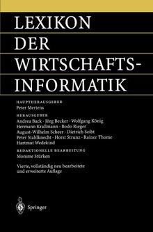 Lexikon Der Wirtschaftsinformatik (German Edition)