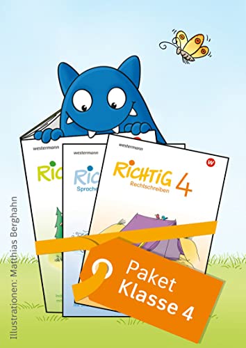 RICHTIG Lesen / Die RiCHTiG Reihe: Ausgabe 2018 / Paket Klasse 4: RiCHTiG Lesen 4 / RiCHTiG Rechtschreiben 4 / RiCHTiG Sprache untersuchen 4 (RICHTIG Lesen: Ausgabe 2018)