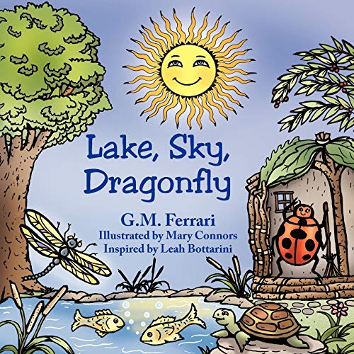 Lake, Sky, Dragonfly